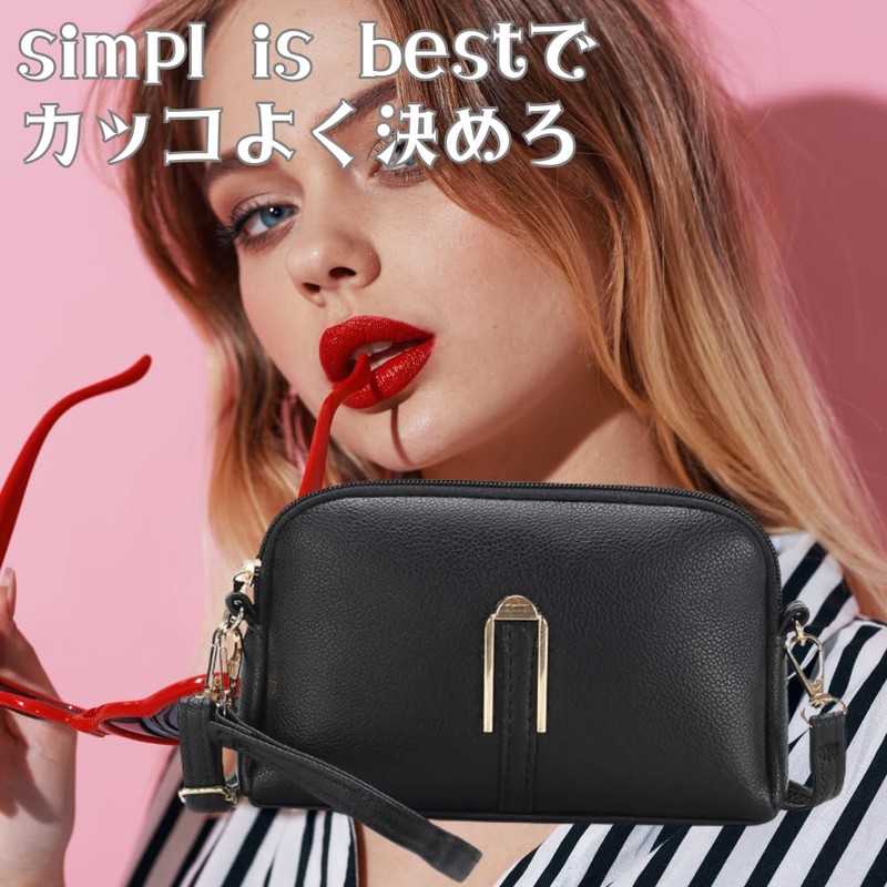 ORIJIRI Women's Shoulder Bag, Small, Wallet Bag, Cute, Handbag, PU
