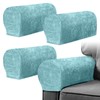 Armrest Chair Covers, Set of 4 Anti-Slip Stretch Chenille Couch