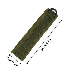 BWLEANSY Tactical Modular Headset Cover, Molle Headband Cover, Advanced Modular Headset Cover Fit for All General Tactical Earmuffs, Earmuffs, Headphone Accessories, Green, One Size