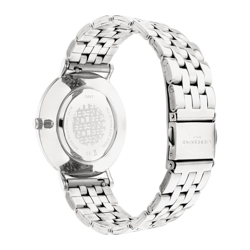 Liebeskind Berlin LT-0442-MQ IP Watch, Silver-Blue, Bracelet