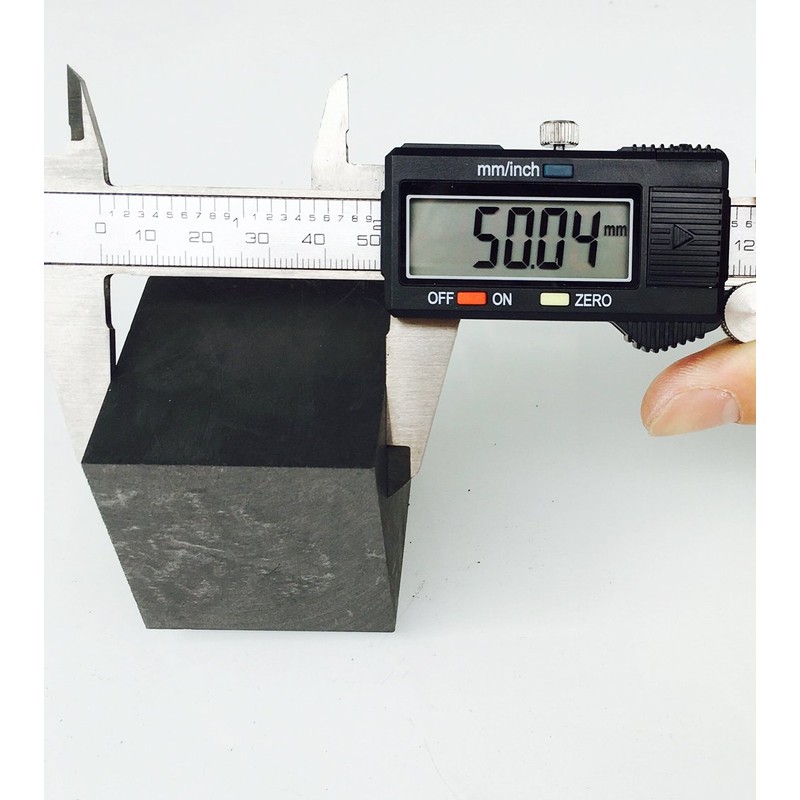 OTOOLWORLD 99.9% Purity Graphite Ingot Block EDM Square Graphite Plate