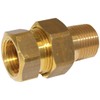 Schell 141010099 Heizkörperverschraubung Passage for Iron Piping 10 bar Brass