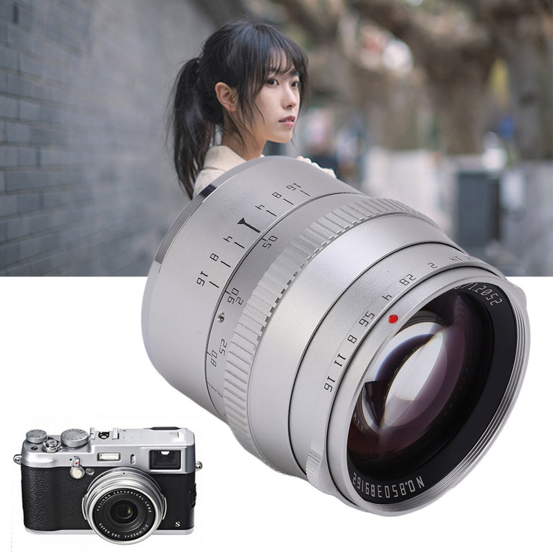 TTArtisan 50mm F1.2 APS C Manual Focus Lens Large Aperture