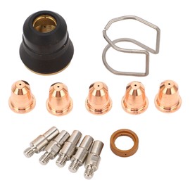 13Pcs Welding Torch Accessories Electrode Nozzle Tip Kit with Bracket for S45 Plasma Cutting Consumables