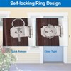 INCREWAY Lynch Pin, 4pcs dia 4mm Stainless Steel Round Safety