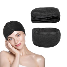 4 Pack Spa Headbands for Women, 23.62 x 3.54 Inch Lengthened Adjustable Makeup Skincare Headband, Weatband for Women & Men, Non-Slip Workout Head Wrap for Running, Yoga, Sports, and Daily Use