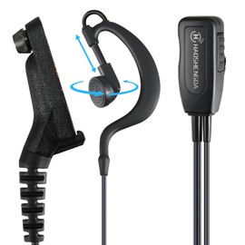 APX 6000 XPR 7550e Earpiece w/Mic Compatible for Motorola Radios APX8000 APX7000 APX4000 XPR7350e XPR7580e XPR7380e XPR7550 XPR7350 APX6000 XPR7550e - G Shape Headset, Fits Left or Right Ear