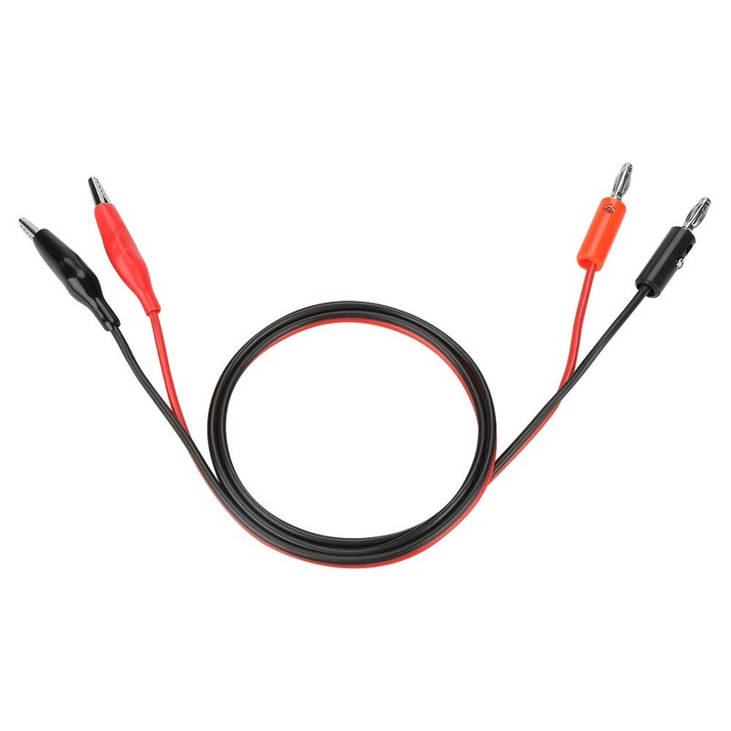 Akozon Banana Plug to Clip Cable, Cable Banana Plug, Banana
