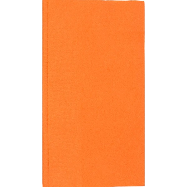Orange Dinner Napkin, Choice 2-Ply, 15" x 17" - 125/Pack