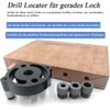 Mesee Dowel Drill Guide, Doweling Jig Kit, 3-Hole Punch Positioner,