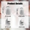 Sashiko Thimble - 2pcs Thimbles Adjustable Ring Sashiko Needles Kits,