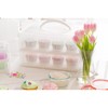 Snapware (2-Layer, 24 Cupcakes Plastic Detachable Cupcake Carrier Storage Container