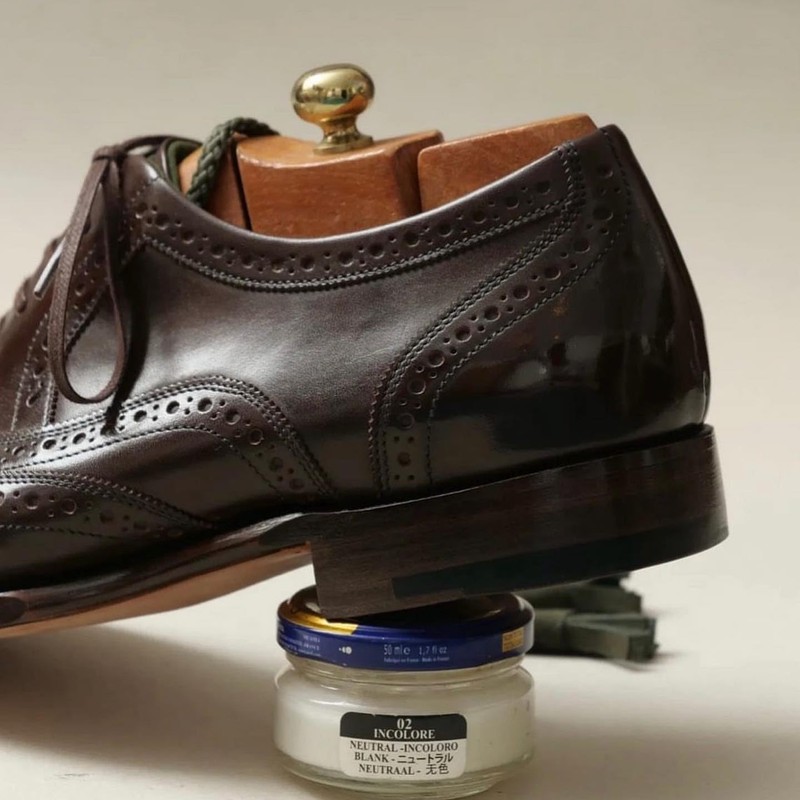 Saphir Creme Surfine Pommadier Shoe Polish - Beeswax Cream for