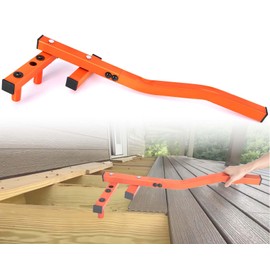 Deck Board Straightening Tool 24In, Adjustable Deck Board Bender, Heavy-Duty A3 Steel Decking Tools to Tighten Up Gaps, Universal Boar d Straightening Tool for Wood Decks, Range from 1.6'' to 2.8''