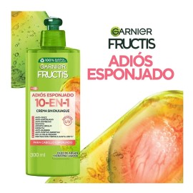 Crema Para Peinar 10 En 1 Fructis Adiós Esponjado 300 Ml