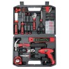 HYPER Tough 45 pc Handy Man Tool Set Rechargeable Screwdriver