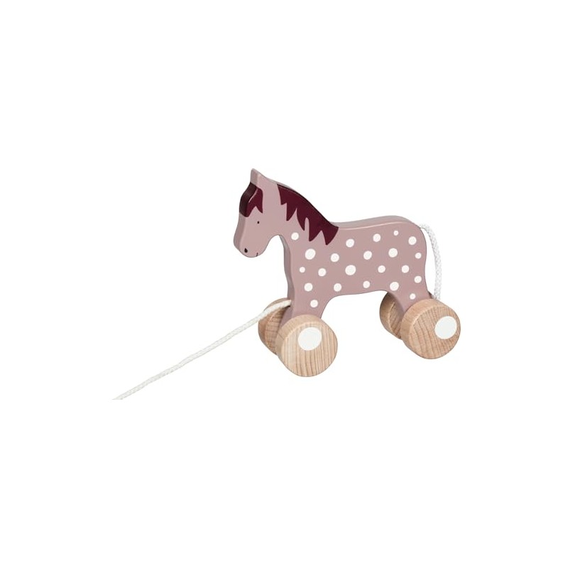Goki - Animal Arrastre, Cavallo, Lifestyle Malva Bambolino, Multicolore (54865)