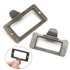 JUNESUN 6x Handle File Name Card Cabinet Label Holder Antique