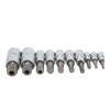 10PCS Triple Square Spline Bit Socket Set Low Wear Accurate