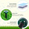 Gopher Repellent Ultrasonic Solar Powered - Mole Repellent Stakes Outdoor