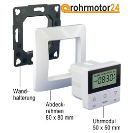 CasaSpirit50 Comfort Roller Shutter Control Timer Switch with Child Lock Day and Weekly Program