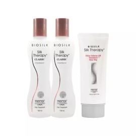 Silk Therapy [실크테라피]실크테라피 오리지널 클래식 헤어 에센스 130ml 2개+트리트먼트 100ml Silk Therapy Original Classic Hair Essence 130ml 2pcs + Treatment 100ml [Silktherapy Classic Essence 130ml 2 pieces + Treatment 100ml]
