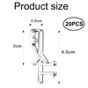 20-Pack Clear Plastic Blind Clips – Effortless Window Valance Installation