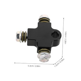 MAGICLULU Aluminium Alloy Brake Oil Pipe Tee Connector Interface Metal Way Brake Line Union for Off Road Motorcycles ATV Go Kart Enhanced Rugged Design