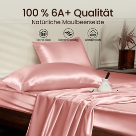THXSilk 25 Momme Silk Pillowcase for Hair and Skin, Mulberry Silk Pillowcase, Hypoallergenic with Hidden Zip, Pure Silk on Both Sides