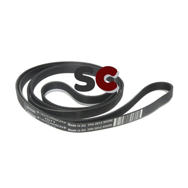 SC Solocorreas - Tumble Dryer Belt 7PH 2012 Black Hose