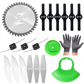 15 PCS Strimmer Blades, Lawn Mower Blades,Garden Cordless Grass Strimmers Spare Blade for Garden Strimmers Accessories for Cutting Grass Weeds for Outdoor Tough Weeds Undergrowth Grass Cutting
