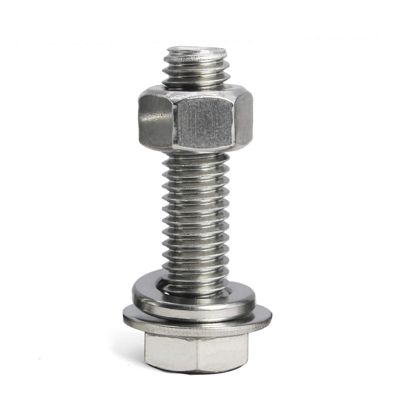 SUNXULIMI 1/4-20 x 1-1/4" Bolts and Nuts Hex Head Bolts