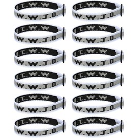 12 count WWJD Bracelet Pack, Christian Gifts Adjustable Wristbands, WWJD  Bracelets Bulk - What Would  Do Bracelet for Women Men - Colour: 12 Grey