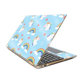 MightySkins Glossy Glitter Skin Compatible with HP Spectre x360 15.6" Gem-Cut (2019) - Unicorn Perfection | Protective, Durable High-Gloss Glitter Finish | Easy to Apply | Made in The USA