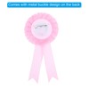 PATIKIL Birthday Girl Ribbon,Pink Satin Fabric Birthday Women Tinplate Badge