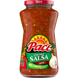 Pace Chunky Salsa, Hot, 16 oz
