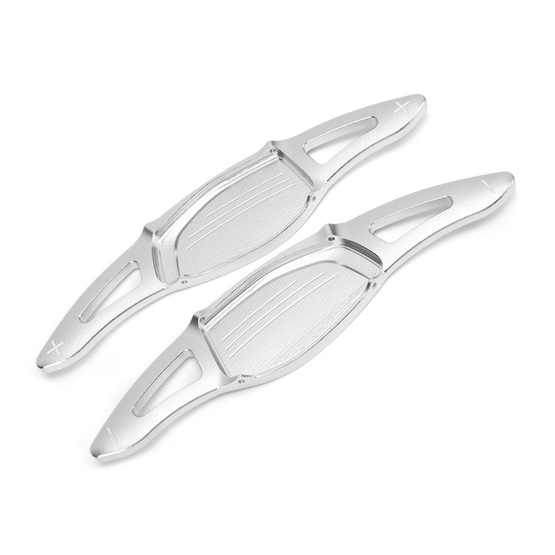 2pcs Steering Wheel Paddle Shifter Extension Aluminum Alloy Replacement for
