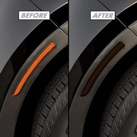 SlickMod PreCut Vinyl Smoke Tint for 2021-2023 Kia Sorento Side Marker (20% Dark Smoke, 5. Front Sidemarker)