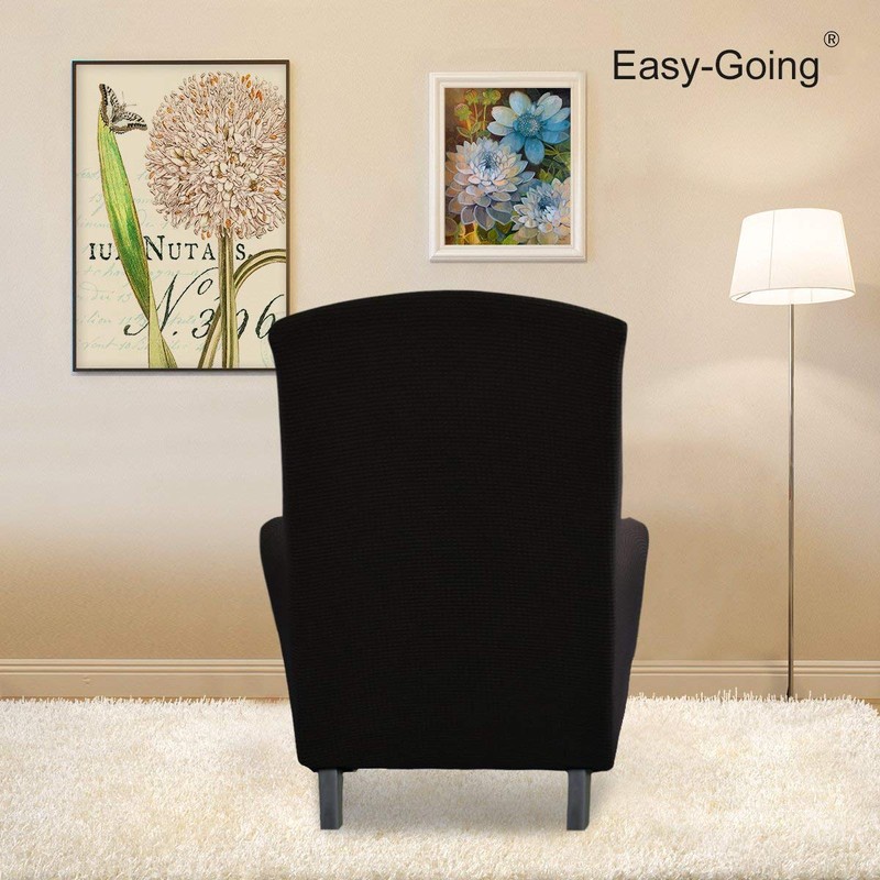 Easy-Going Stretch Wingback Chair Sofa Slipcover 1-Piece Sofa Cover Furniture