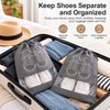Non-Woven Shoe Storage Bags for Travel & Closet Organization –