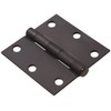 Hardware Essentials 852825 Residential Square Corner Door Hinges with Removable