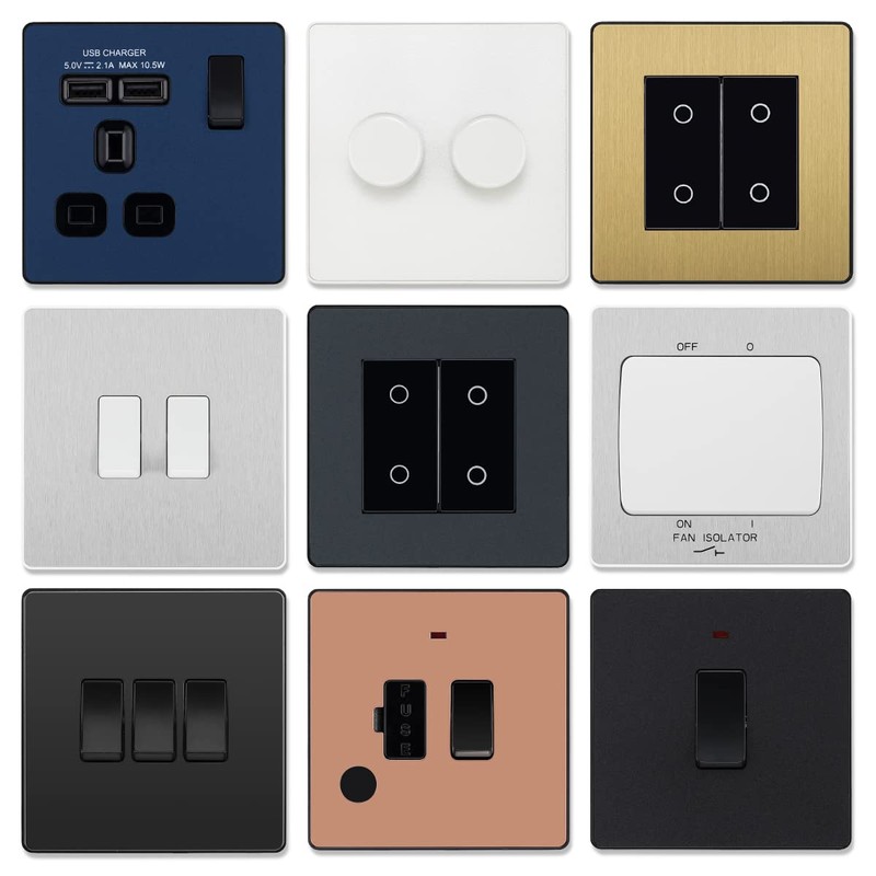 BG Electrical Evolve Single Master Telefonsteckdose, mattschwarz