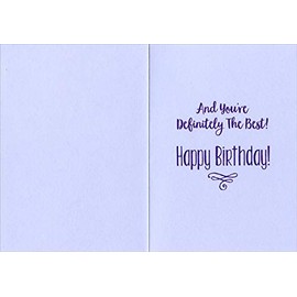 Designer Greetings Only The Best is Good Enough Birthday Card for Cousin