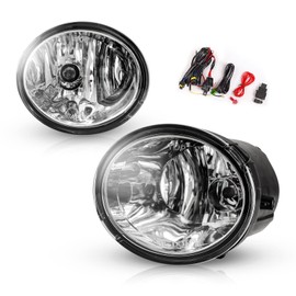 AUTOWIKI Fog Lights For 2000-2006 Toyota Tundra (Not fit steel front bumper models)/ 2001-2007 Toyota Sequoia 2PCS OEM Replacement Fog Lamps