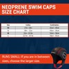 ZONE3 Orange Neoprene Swim Cap
