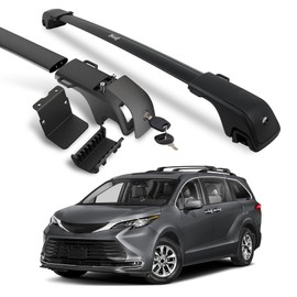 SNIXWOO Fits Toyota Sienna 2021-2025, Upgrade 260 LBS Lockable Roof Racks Cross Bars, Heavy Duty All Aluminum Rooftop Accessories