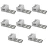 8Pcs Couch Spring Clips, 4 Holes Upholstery Furniture Spring Clips