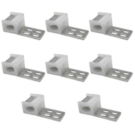 8Pcs Couch Spring Clips, 4 Holes Upholstery Furniture Spring Clips for Chair Sofa Spring Repair