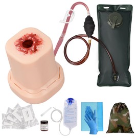 Simedutech Gunshot Wound Packing Trainer, Stop the Bleeding Training Kit