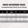 LEAKDRY Waterproof Socks,Thermal Mid Calf,Long Socks,Lighteweight & Breathable (US, Alpha,